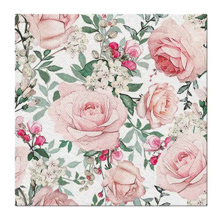Hauptbild des Produkts Ubrousky PAW AIRLAID 40x40 cm Gorgeous Roses [50 ks]