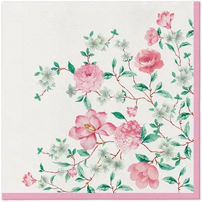 Servietten PAW AIRLAID 40x40 cm Pink Season [50 Stück]