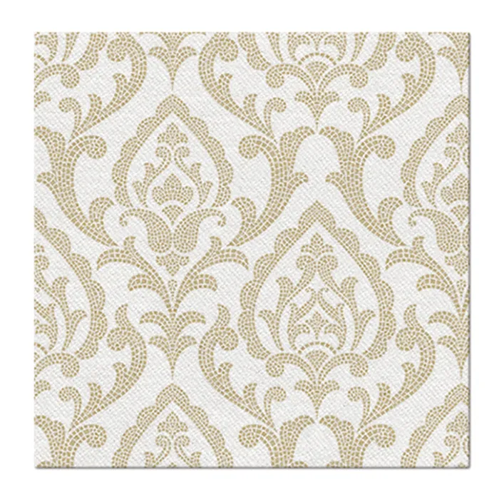 Hauptbild des Produkts Ubrousky PAW AIRLAID 40x40 cm Portuguese Tiles gold [50 ks]