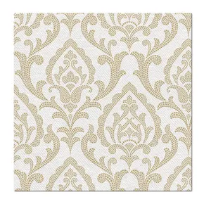 Servietten PAW AIRLAID 40x40 cm Portuguese Tiles gold [50 Stk]
