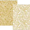 Weiteres Produktbild Servietten PAW AIRLAID 40x40 cm Reverse Barock Etüde gold [50 Stück]