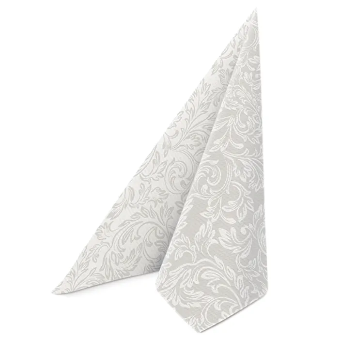 Hauptbild des Produkts Ubrousky PAW AIRLAID 40x40 cm Reverse Baroque etude silver [50 ks]