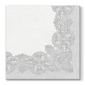 Weiteres Produktbild Servietten PAW AIRLAID L 40 × 40 cm Royal Lace Silver [50 Stück]