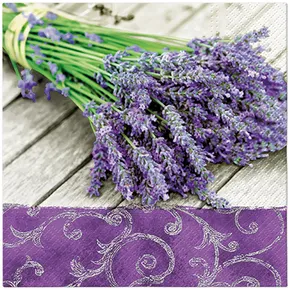 Servietten PAW L 33x33 cm 3-lagig Lavender in the Country [20 Stk]