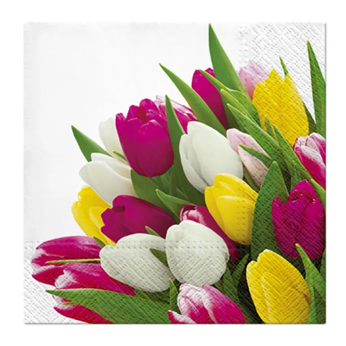 Hauptbild des Produkts Ubrousky PAW L 33x33 cm Bunch of Tulips