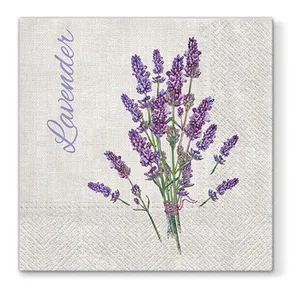 Servietten PAW L 33x33cm 3-lagig Lavender for You [20 Stk]