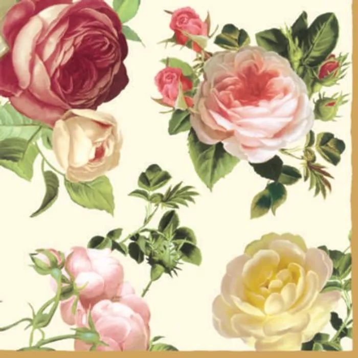 Hauptbild des Produkts Ubrousky PAW L 33x33cm 3 vrst. Rosalia Champagne [20 ks]