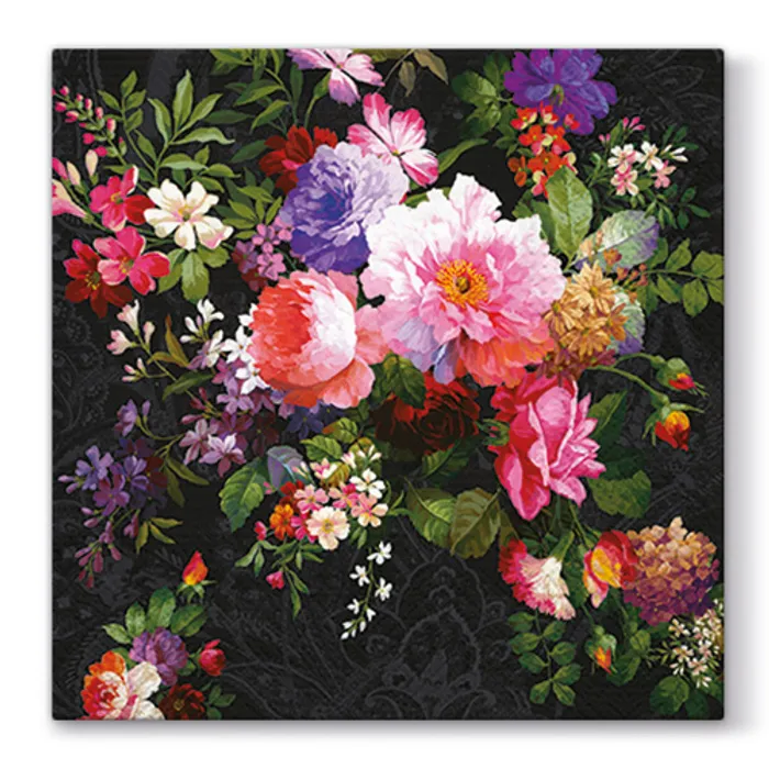 Hauptbild des Produkts Ubrousky PAW L 33x33cm 3 vrst. Roses on Velvet [20 ks]