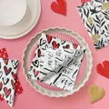 Weiteres Produktbild Servietten PAW L 33x33cm Double Design Time Fall in Love [20 Stk]