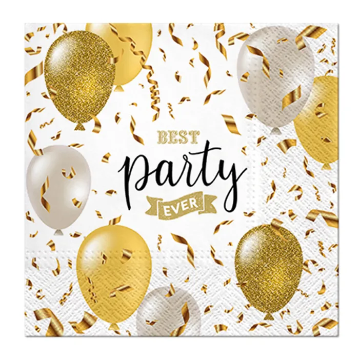 Hauptbild des Produkts Ubrousky PAW L 33x33cm Elegant Ballons [20 ks]