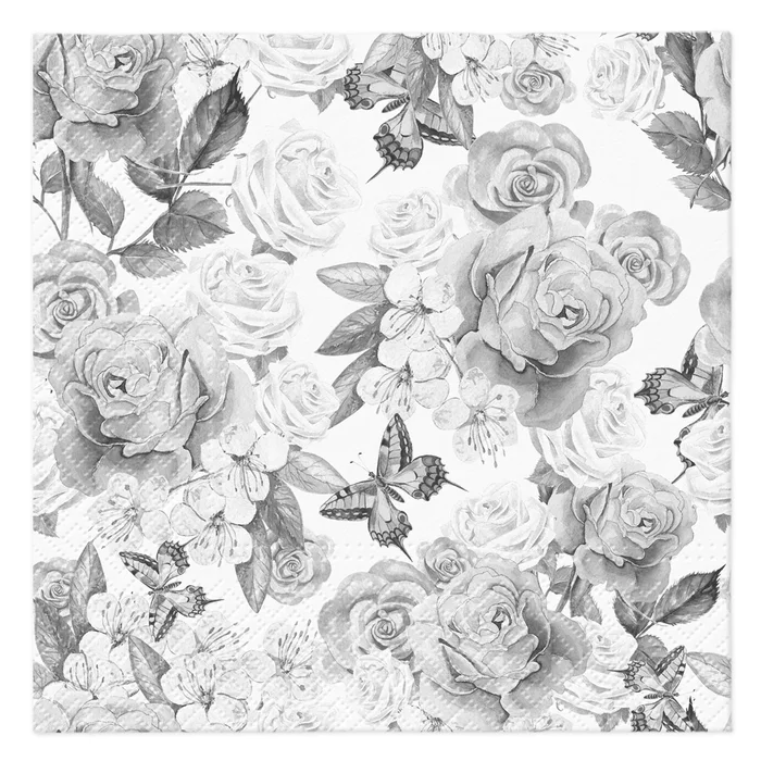 Hauptbild des Produkts Ubrousky PAW L 33x33cm Powder Garden [20 ks]