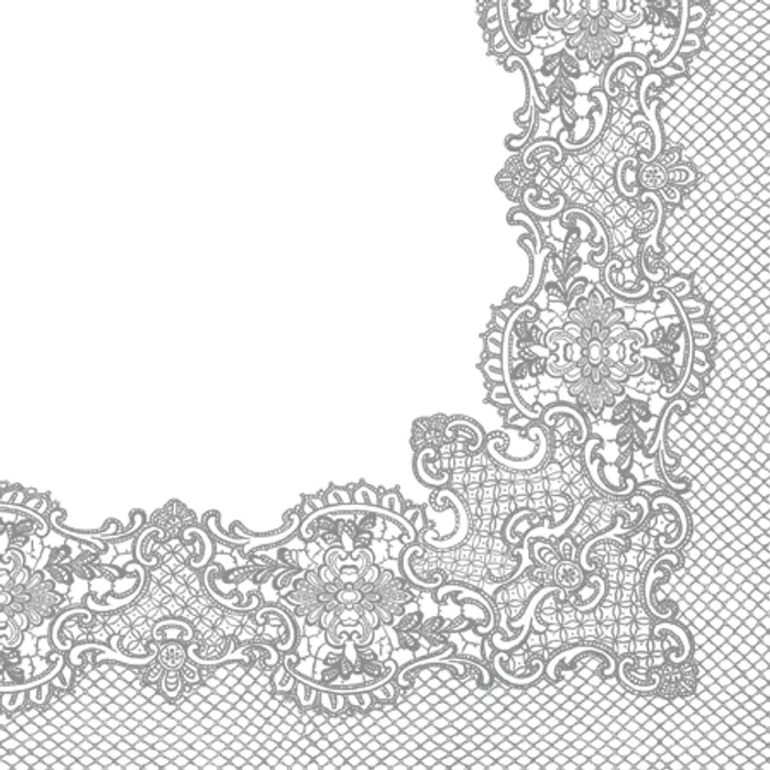 Hauptbild des Produkts Ubrousky PAW L 33x33cm Royal Lace Frame Silver