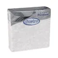Serviette PREMIUM Dekor-R weiß 40 x 40 cm [50 St.]