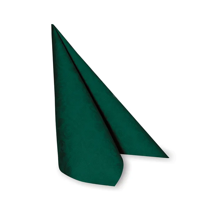Hauptbild des Produkts Ubrousky PREMIUM 40x40cm "dekor R" tmavě zelené [50 ks]