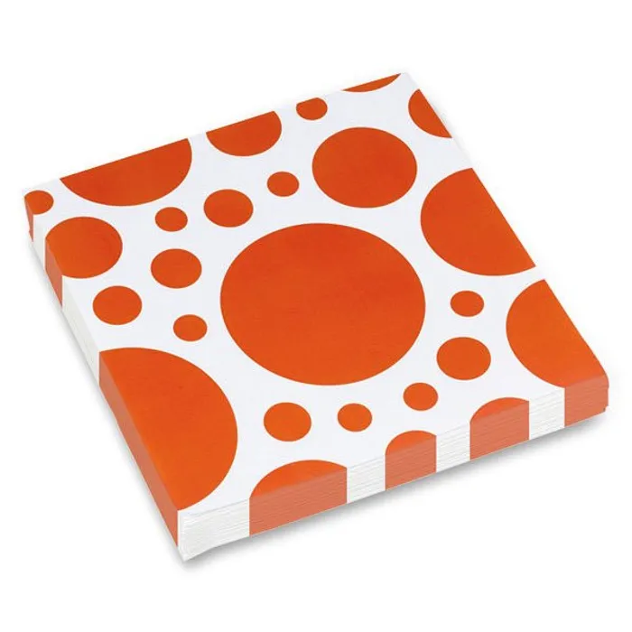 Hauptbild des Produkts Ubrousky Solid Color Dots oranžové 20 ks
