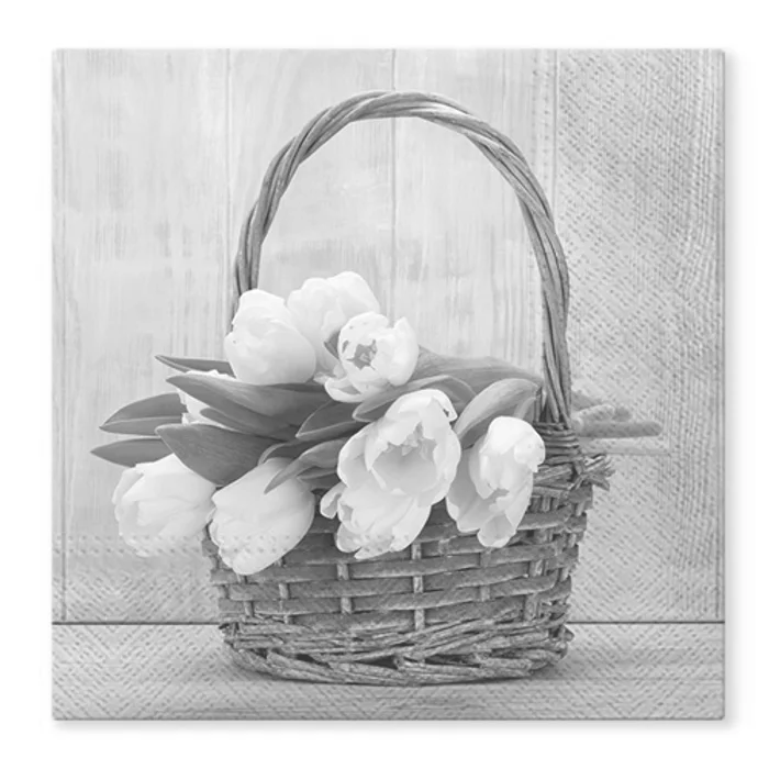 Hauptbild des Produkts Ubrousky TaT 33x33cm Tulips in the Basket