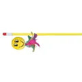 Weiteres Produktbild Angelrute mit Plüschtier SMILEY mit Federn 50 cm