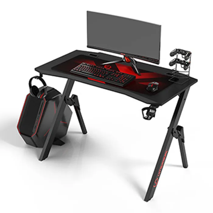 Hauptbild des Produkts ULTRADESK Herní stůl ACTION V2, 110x59 cm, 75 cm, s XXL podložkou pod myš, držák slucháte
