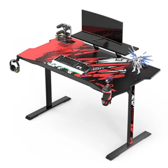 Hauptbild des Produkts ULTRADESK Herní stůl ATOMIC, 139x74cm, 76cm, s držákem na sluchátka, pití a herní vybaven