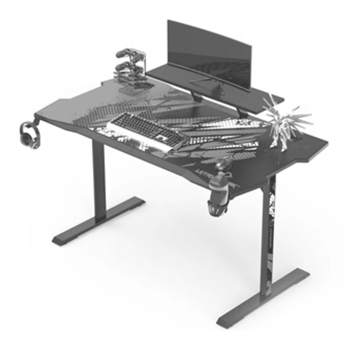 Hauptbild des Produkts ULTRADESK Herní stůl ATOMIC, 139x74cm, 76cm, s držákem na sluchátka, pití a herní vybaven