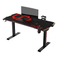 Weiteres Produktbild ULTRADESK Spieltisch FORCE - rot, 166x70 cm, 76.5 cm, mit XXL-Mauspad