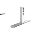 ULTRADESK Spieltisch FORCE SNOW - weiß, 166x70 cm, 76.5 cm, mit XXL-Mauspad