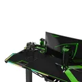 ULTRADESK Spieltisch FORCE - grün, 166x70 cm, 76.5 cm, mit XXL-Mauspad