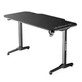 ULTRADESK Spieltisch FRAG - BLACK, 140x66 cm, 76 cm, mit XXL-Mauspad, mit Ultradesk BEAM
