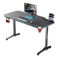 ULTRADESK Spieltisch FRAG - BLUE, 140x66 cm, 76 cm, mit XXL-Mauspad, mit Ultradesk BEAM
