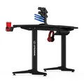 ULTRADESK Spieltisch FRAG - GRAPHITE, 140x66 cm, 76 cm, mit XXL-Mauspad, mit Ultradesk BEAM