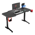 ULTRADESK Spieltisch FRAG - GRAPHITE, 140x66 cm, 76 cm, mit XXL-Mauspad, mit Ultradesk BEAM