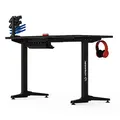 ULTRADESK Spieltisch FRAG - GRAPHITE, 140x66 cm, 76 cm, mit XXL-Mauspad, mit Ultradesk BEAM
