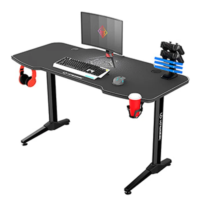 Hauptbild des Produkts ULTRADESK Herní stůl FRAG - GRAPHITE, 140x66 cm, 76 cm, s XXL podložkou pod myš, s ultrad