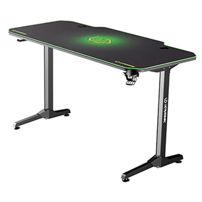 Hauptbild des Produkts ULTRADESK Herní stůl FRAG - GREEN, 140x66 cm, 76 cm, s XXL podložkou pod myš, s ultradesk