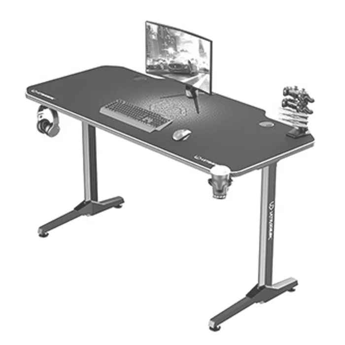 Hauptbild des Produkts ULTRADESK Herní stůl FRAG - WHITE, 140x66 cm, 76 cm, s XXL podložkou pod myš, s ultradesk