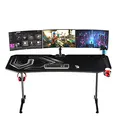 ULTRADESK Spieltisch FRAG XXL BLACK, 160 x 75 cm, 75 cm