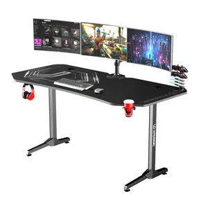 ULTRADESK Spieltisch FRAG XXL BLACK, 160 x 75 cm, 75 cm