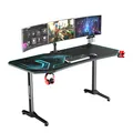 Weiteres Produktbild ULTRADESK Spieltisch FRAG XXL BLUE, 160 x 75 cm, 75 cm
