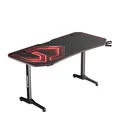 ULTRADESK Spieltisch FRAG XXL RED, 160 x 75 cm, 75 cm