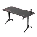 ULTRADESK Spieltisch GRAND RED, 160x75 cm, 70-80 cm