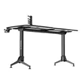 ULTRADESK Spieltisch GRAND RED, 160x75 cm, 70-80 cm