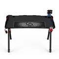 ULTRADESK Spieltisch INVADER - BLACK, 120x64 cm, 75 cm