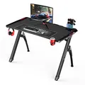 ULTRADESK Spieltisch INVADER - BLACK, 120x64 cm, 75 cm