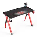 ULTRADESK Spieltisch INVADER - RED, 120x64 cm, 75 cm