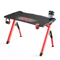 ULTRADESK Spieltisch INVADER - RED, 120x64 cm, 75 cm