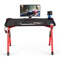 ULTRADESK Spieltisch INVADER - RED, 120x64 cm, 75 cm
