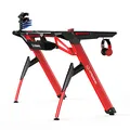 ULTRADESK Spieltisch INVADER - RED, 120x64 cm, 75 cm