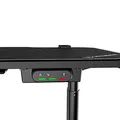 ULTRADESK Spieltisch LEVEL WHITE, 140x66cm, 72-124cm, mit XXL-Mauspad