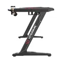 ULTRADESK Spieltisch ROCKET BLACK, 128x68 cm, 78 cm, mit XL-Mauspad