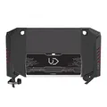 ULTRADESK Spieltisch ROCKET BLACK, 128x68 cm, 78 cm, mit XL-Mauspad